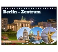 Berlin-Zentrum - Der Planer (Tischkalender 2026 DIN A5 quer), CALVENDO Monatskalender: Beeindruckende Aufnahmen aus dem Herzen Berlins und Platz für Ihre Termine, Notizen und Planungen.