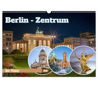 Berlin-Zentrum - Der Planer (Wandkalender 2026 DIN A3 quer), CALVENDO Monatskalender: Beeindruckende Aufnahmen aus dem Herzen Berlins und Platz für Ihre Termine, Notizen und Planungen.