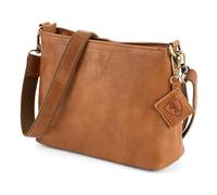 Berliner Bags Marbella S Sac Bandoulière en Cuir Véritable pour Femme, Grand Sac à Main Porté Épaule Élégant et Spacieux, Idéal pour le Travail et le Quotidien - Marron