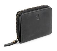 Berliner Bags Sara Petit Portefeuille en Cuir avec Protection RFID, Portemonnaie Compact pour Femme, Livré avec Boîte Cadeau - Gris Foncé