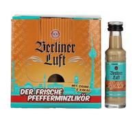Berliner Luft SCHOKO Der Frische Pfefferminzlikör 15% Vol. 24x0,02l