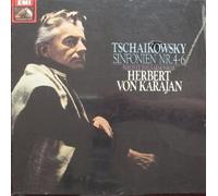 BERLINER PHILHARMONIKER HERBERT VON KARAJAN - HERBERT VON KARAJAN / TSCHAIKOWSKY SINFONIEN NR. 4-6 / BERLINER PHILHARMONIKER HERBERT VON KARAJAN / ORIGINAL Eingeschweisste LP Box mit mehreren LP (vermutlich 3 LP) / 1972 / EMI # 1C 197-02 305/07 Q