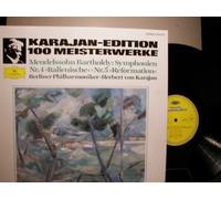 BERLINER PHILHARMONIKER - KARAJAN-EDITION - MENDELSSOHN BARTHOLDY: SYMPHONIEN NR.4 " ITALIENISCHE " NR.5 " REFORMATION " - VINYL
