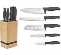 Berlinger Haus Antracit ensemble de couteaux en bambou BH2968