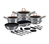 BerlingerHaus Batterie de cuisine 17 pièces, Collection Moonlight - 5999108426964