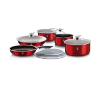 BERLINGER HAUS 12 pcs Batterie de cuisine, Ligne Edition Rouge Bourgogne