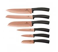BERLINGER HAUS BH-2648 ENSEMBLE DE COUTEAUX DE CUISINE OR ROSE