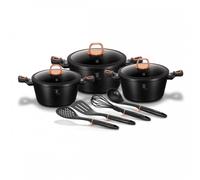 BERLINGER HAUS BH-6154 ENSEMBLE DE CUISINE EN GRANIT BLACK ROSE