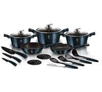 BERLINGER HAUS BH-6164 ENSEMBLE DE CUISINE EN GRANIT AQUAMARINE 17 PIÈCES