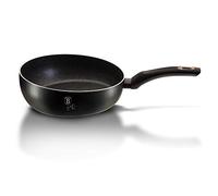 Berlinger Haus Black Rose Collection Flip Poêle à frire, 26 cm BH/1855 noir/or rose acier inoxydable 18/8