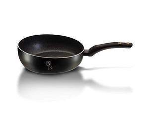 Berlinger Haus Black Rose Collection Flip Poêle à frire, 26 cm BH/1855 noir/or rose acier inoxydable 18/8