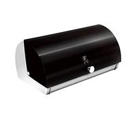 Berlinger Haus, Boîte à pain, noir argent, Collection Black Silver, Couleur métallique moderne, Facile à ouvrir et fermer, Qualité supérieure acier inoxydable