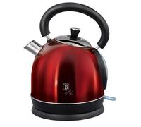 Berlinger Haus, Bouilloire électrique, Collection Burgundy, base rotative à 360 °, Niveau d'eau transparent, Protection sèche bouillante, s'éteint automatiquement, 1,8 L