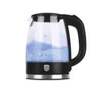 Berlinger Haus - Bouilloire en verre 1,7 l, collection noir mat - 1,7 l - noir