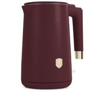 Berlinger Haus Bouilloire Rychl à double paroi 1,7 L - Bouilloire en acier inoxydable à chauffage rapide, isolée, moderne, élégante, adaptée pour la cuisine et le bureau