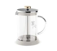 Berlinger Haus Cafetière French Press - En verre borosilicate - 600 ml - Avec filtre en acier inoxydable - Résistant à la chaleur et facile à nettoyer - Collection Sahara