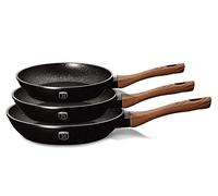 Berlinger Haus Ebony Rosewood Collection 3 poêles à frire 20/24/28 cm BH/1727 Rosewood acier inoxydable 18/8