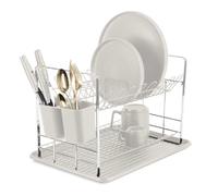 Berlinger Haus Égouttoir à vaisselle à 2 étages pour comptoir de cuisine, crème mat/collection Sahara