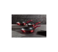 Berlinger Haus - Ensemble de 3 poêles à frire, Metallic Line Burgundy Edition