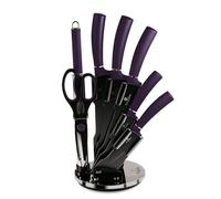 Berlinger Haus ensemble de couteaux Purple dans un support 12722