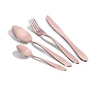 Berlinger Haus Ensemble De Couverts 24 Pièces - Acier Inoxydable Satiné, Édition Spéciale Or Rose, Design Élégant, Inclut Couteaux, Fourchettes, Cuillères Et Cuillères À Café, Coffret Cadeau