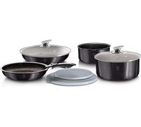 Berlinger Haus ensemble de pots 9 éléments Click And Cook Metallic Line Carbon Pro BH6918