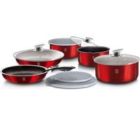 BERLINGER HAUS 12 pcs Batterie de cuisine, Ligne Edition Rouge Bourgogne