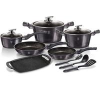 Berlinger Haus ensemble de pots en revetement granit 12 pcs. Carbon ProBH6911