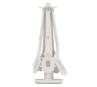 Berlinger Haus Ensemble D'ustensiles De Cuisine 6 Pièces Avec Support - Nylon, Plastique Et Silicone Résistant À La Chaleur 230°C - Écologique Et Sans Pfoa, Plomb Et Cadmium - Couleur Crème