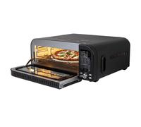 Berlinger Haus Four à Pizza Électrique - 2000W, 15 Fonctions de Cuisson, Air Fryer, Affichage Numérique, Chauffage Rapide jusqu'à 400°C, Fenêtre en Verre Triple Couche (Noir)