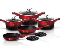Berlinger Haus Garnki Metallic Black Burgundy Line 10 ElementówBH1631N