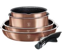 Berlinger Haus komplet garnków 9-el. click and cook metallic line rose goldBH6147
