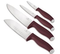 Berlinger Haus Leonardo Collection Lot de 4 couteaux en acier trempé 3cr13/bordeaux mat