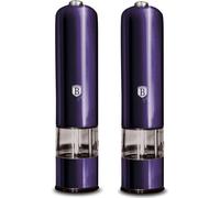 Berlinger Haus lot de 2 moulins a poivre et a sel électriques Purple BH9289
