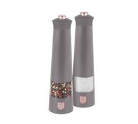 Berlinger Haus Lot de 2 moulins à sel et à poivre électriques Taupe Collection | Élégant, précis et polyvalent