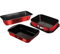 Berlinger Haus lot de 3 moules a pâtisserie Burgundy BH7632