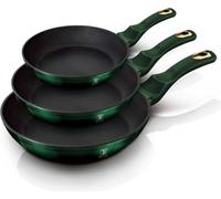 Berlinger Haus lot de 3 poeles en granit 20/24/28cm Metallic Emerald BH6168F