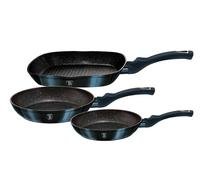 Berlinger Haus lot de 3 poeles en granit BH6140F
