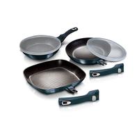 Berlinger Haus lot de 3 poeles en granit Metallic Line BH7049