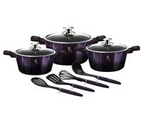 Berlinger Haus lot de pots 10 pieces Purple 35649