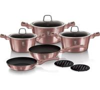 Berlinger Haus Metallic I-Rose 10-Piece Pot Set Bh-6043