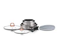 Berlinger Haus Moonlight Batterie de Cuisine à Induction 9 Pièces, Poignée Amovible Interchangeable, Antiadhésif, Aluminium, set Casseroles et Poêles, Couvercles en Verre + Étanches, Empilable