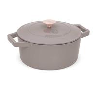 BerlingerHaus – Moule en fonte avec couvercle BH-6525 24 cm Taupe