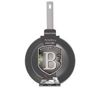 Berlinger Haus Poêle à frire, 20 cm, aluminium, fond induction, couleur grise, revêtement marbre