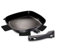 Berlinger Haus poele avec revetement en granit, grill 28cm avec poignée amovible Carbon Pro BH6914