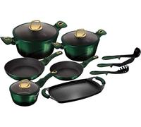 Berlinger Haus pots 12 pieces Metallic Emerald Line BH6066