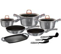 Berlinger Haus pots en titane 12 éléments Metallic Moonlight BH6021