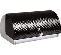 Berlinger Haus Primal Gloss Boîte à pain, pain, viennoiseries, couvercle coulissant, inox, design moderne inox / noir métallique