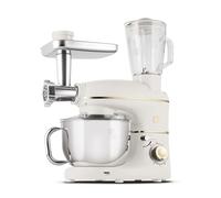 Berlinger Haus Robot de cuisine/hachoir à viande avec plateau et remplissage de saucisses/3 pièces pour pâte/bol en acier inoxydable 1500 W/5,5 l récipient en verre de 1,5 l