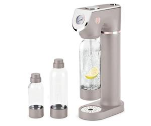 Berlinger Haus Sauteuse à soda Sodaar + 2 bouteilles Taupe Collection | Élégant, compact et respectueux de l'environnement